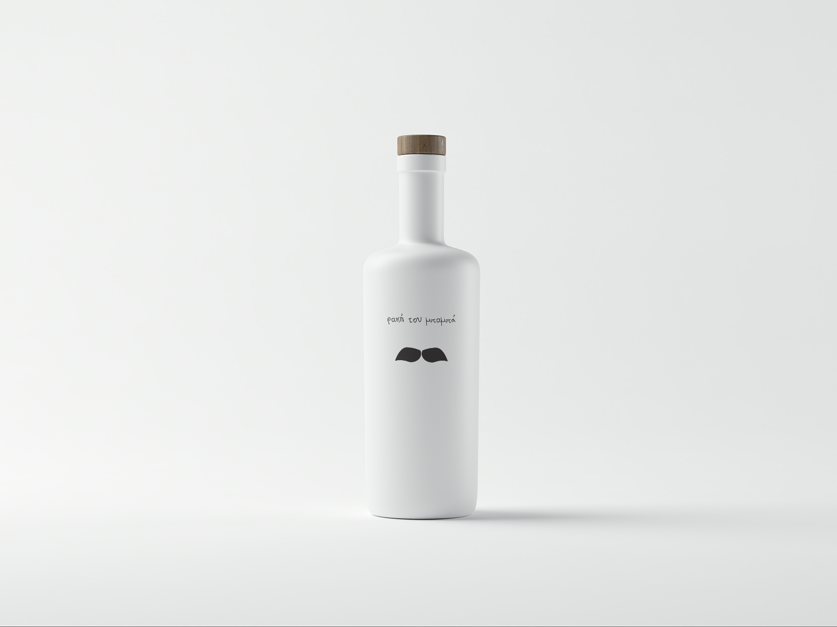 Matte White Bottle Mockup by Anthony Boyd Graphics